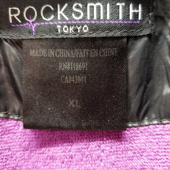 New Money Rocksmith Tokyo Windbreaker Jacket Sz XL - Picture 3 of 10